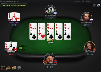 Natural8 Poker Holdem Table En