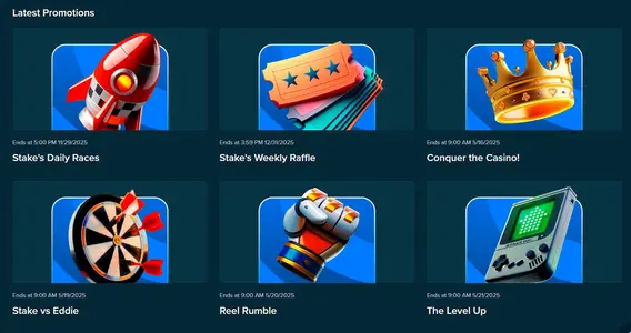 Stake Sportsbook Promo Page