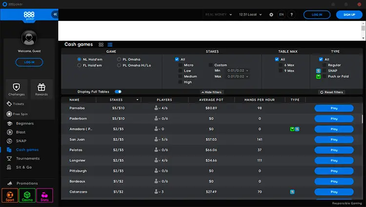 888poker новый клиент