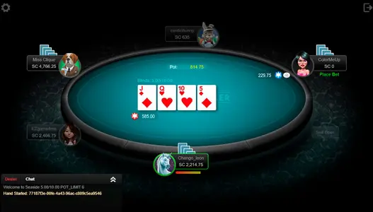 Global Poker Omaha Table