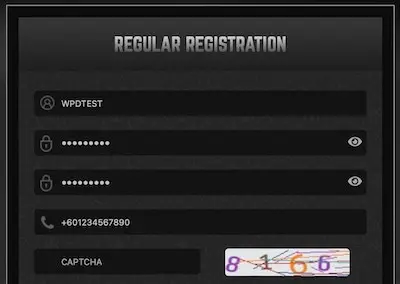 Formulario de ShenPoker