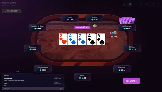 Phenom Poker Plo Table
