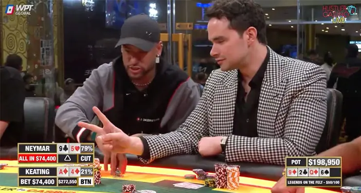 Keating Vs Neymar Hustler Casino Live