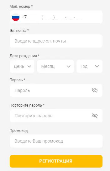 Мелбет регистрация
