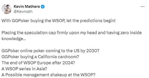 Kevin Mathers Adout Deal Caesars and  Nsus