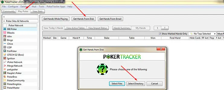 pokertraker 4 загрузка HH из Покерка