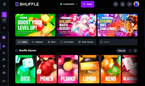 Shuffle Casino Site