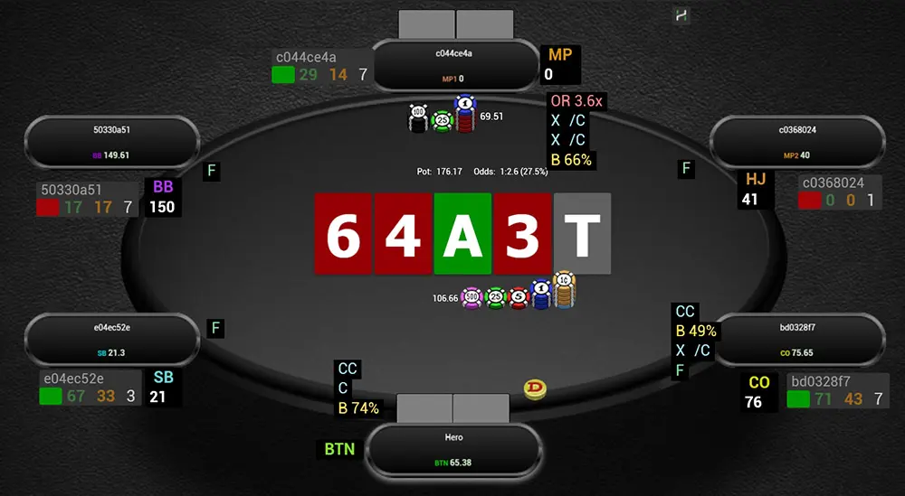 Cosmos Action Hud за столом