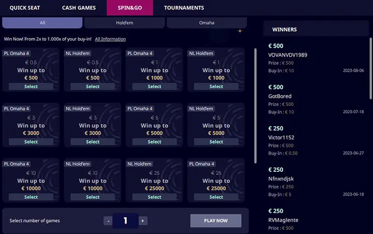 Vbet Poker новое лобби Спинов