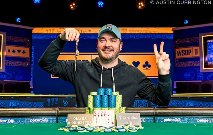 Jason Daly Win Event 47 Mixed Omaha Hi Lo 8 or Better 7 Card Stud Hi Lo 8 or Better Wsop 2025