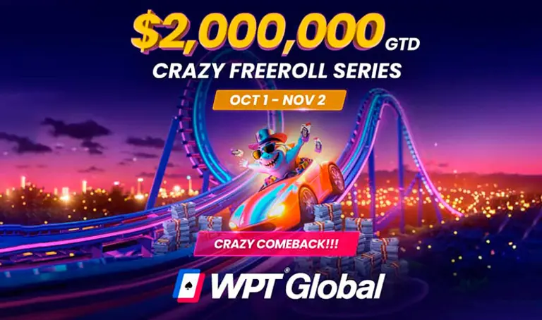 Crazy Freeroll Series 2 M Gtd Wpt Global