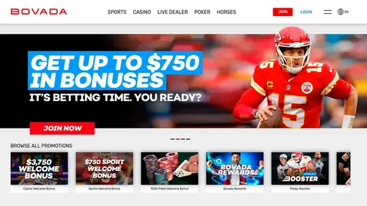 Bovada Sportsbook Bonuses Page