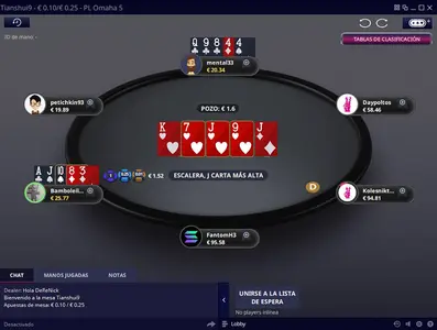 Vbetpoker Plo Table New Es