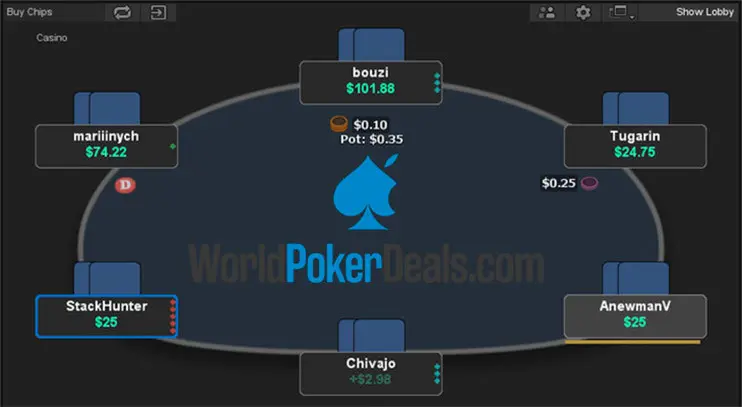 Покерный лейаут