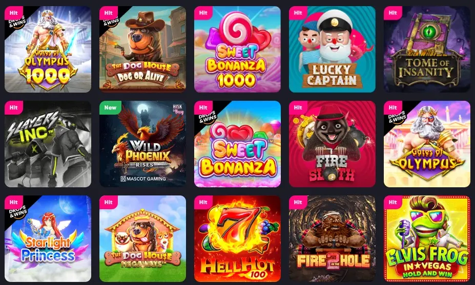 Spinarium Casino Games