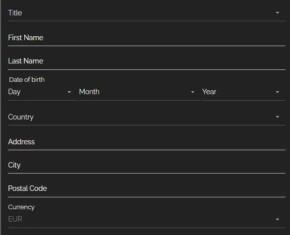 Champion Poker Registration Form