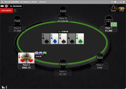 Betsafe Poker Holdem Table En
