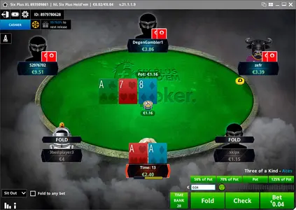 Bestpoker Table 6plus Holdem En