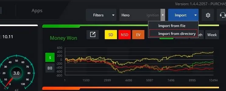 driveHUD добавить базу рук
