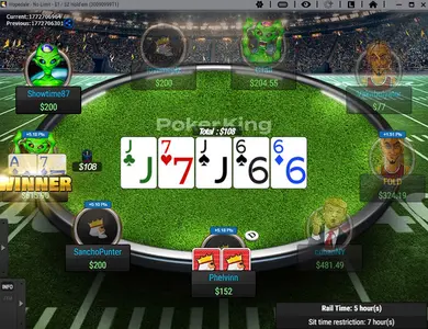 Poker King New Nlh 9 Max Table