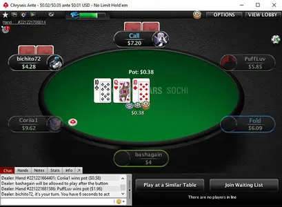 Poker Stars Sochi Cash 2
