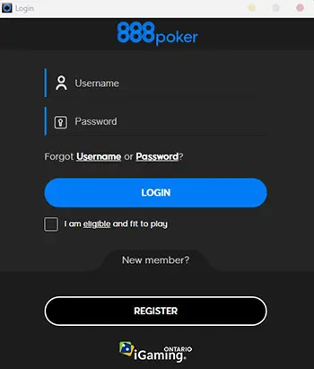 888poker Ontario Login