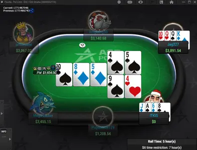 Americas Cardroom New Plo Table