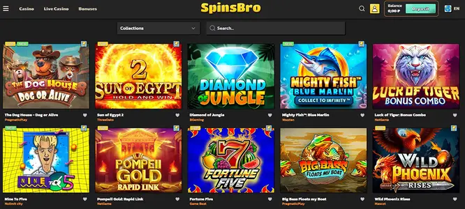 Spins Bro Casino Slots