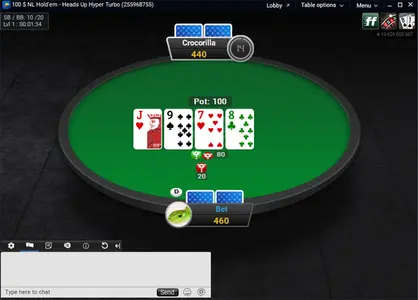 Coral Poker Hu Table En