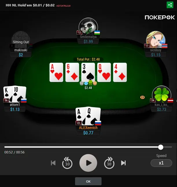 Poker Craft реплейер