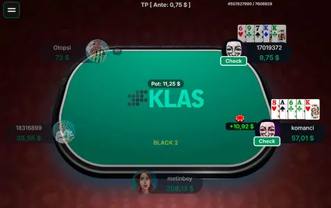 4 N Poker Turkish Poker Table