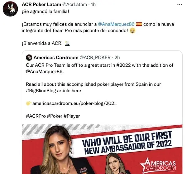 ACR anuncia a Ana M&aacute;rquez como nueva Team Pro