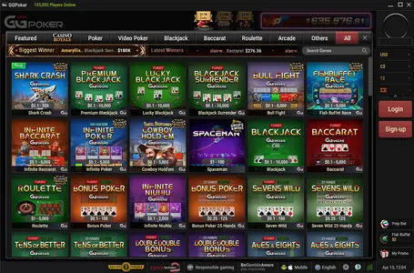 Gg Poker Casino Gg Vegas Games