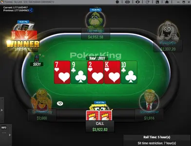 Poker King New Nlh 6 Max Table