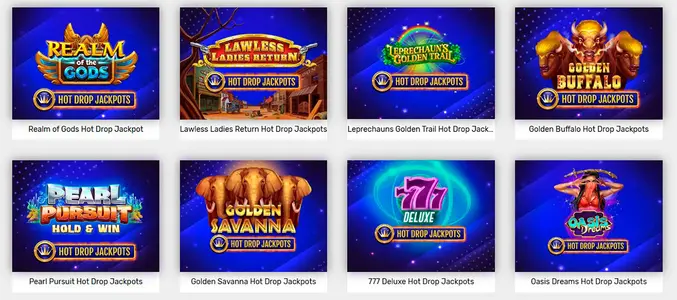 Bovasa Casino Jackpots Games