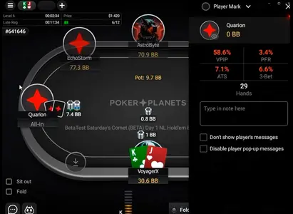 Poker Planets Hud