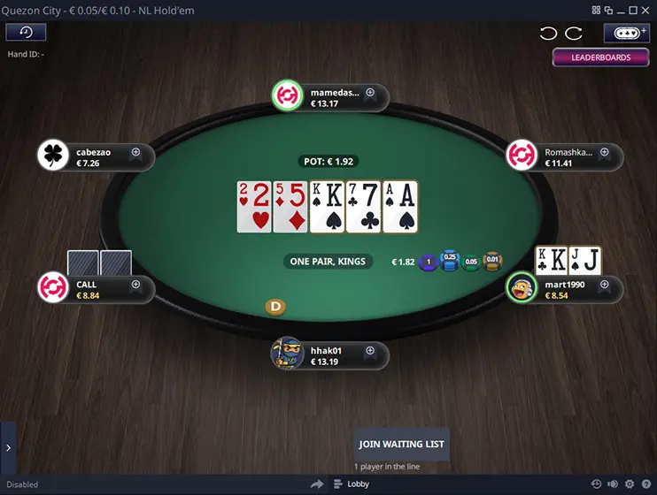 High Stakes Poker стол