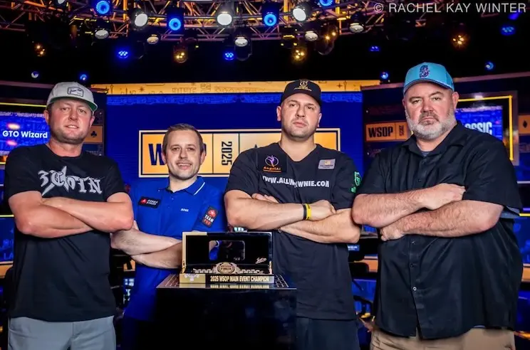 Finalistas 4 Wsop Main Event 2025