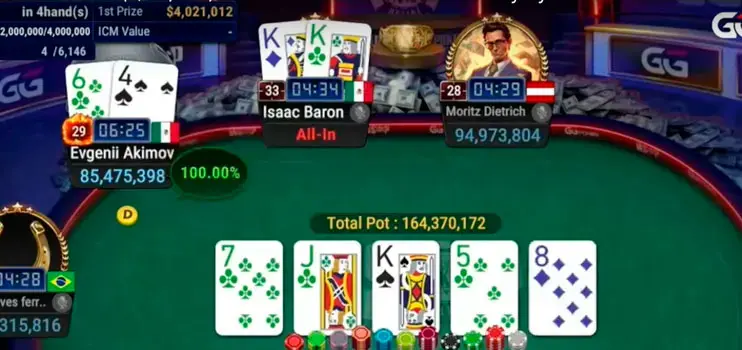 64 Vs Kk Me Wsop Online 2024