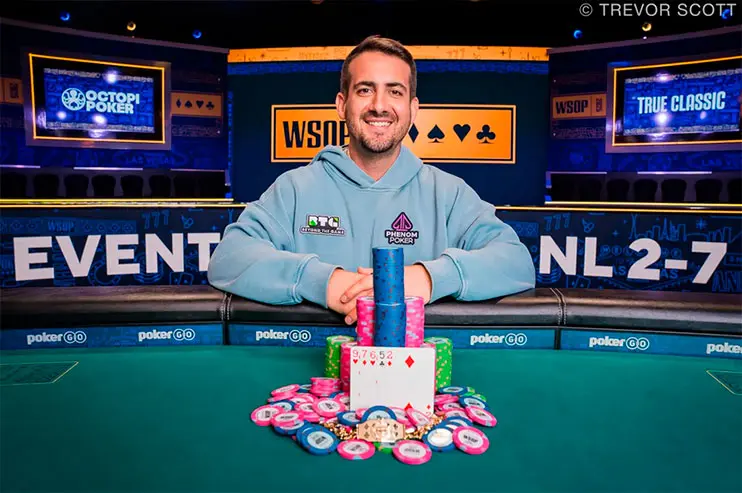Bradley Ruben win 2 7 Single Draw Lowball Event WSOP 2025
