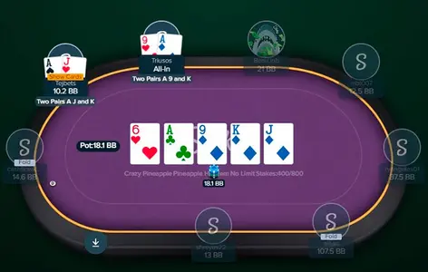 Stake Poker Mtt Table