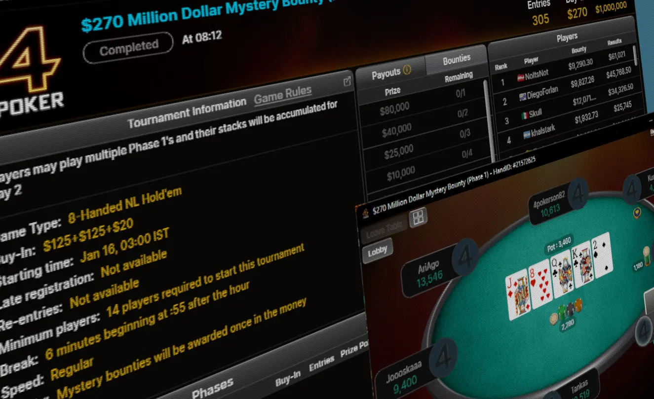 4poker Mystery Bounty 4poker Mystery Bounty