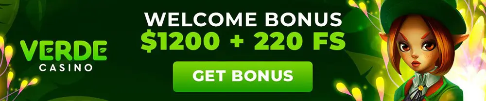 Verde Casino Welcome Bonus