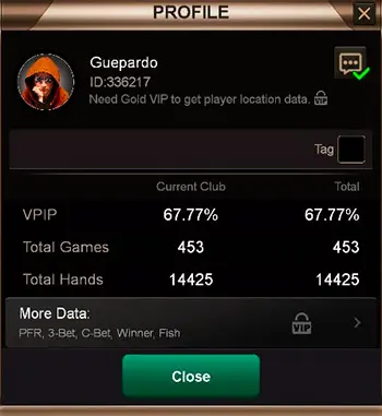 Suprema Poker Stat