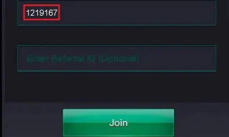 Отправка заявки на вступление в клуб