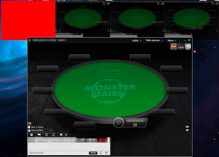 Party Caption тейбл менеджмент