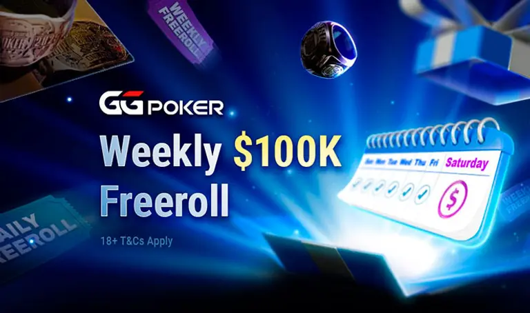 Weekly 100 K Freeroll Gg Poker