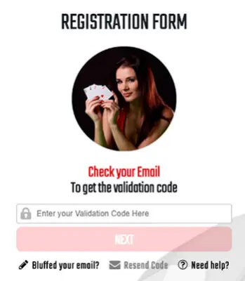 Black Chip Poker validation code