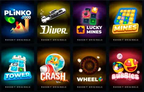 Rakebit Casino Originals Games