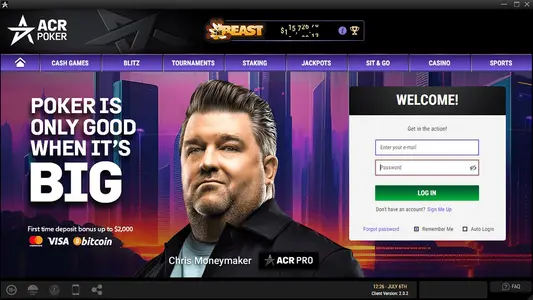 Americas Cardroom New Home Lobby